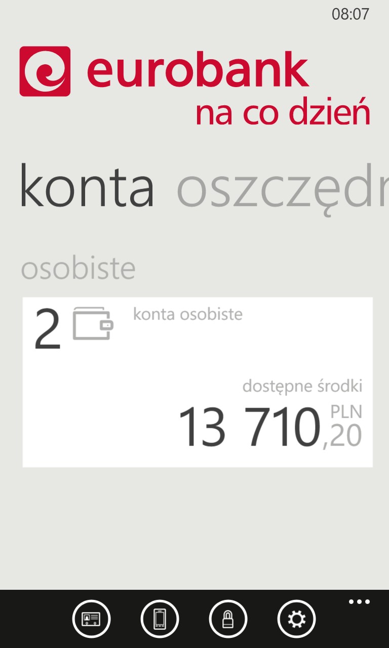 Screenshot 2 eurobank mobile windows