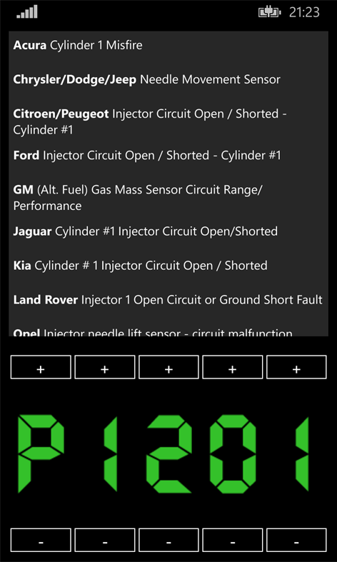 #1. OBDII Trouble Codes (Windows) Göre: NoMDev