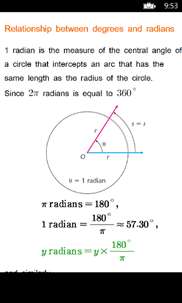 Trigonometry Quick Reference screenshot 1