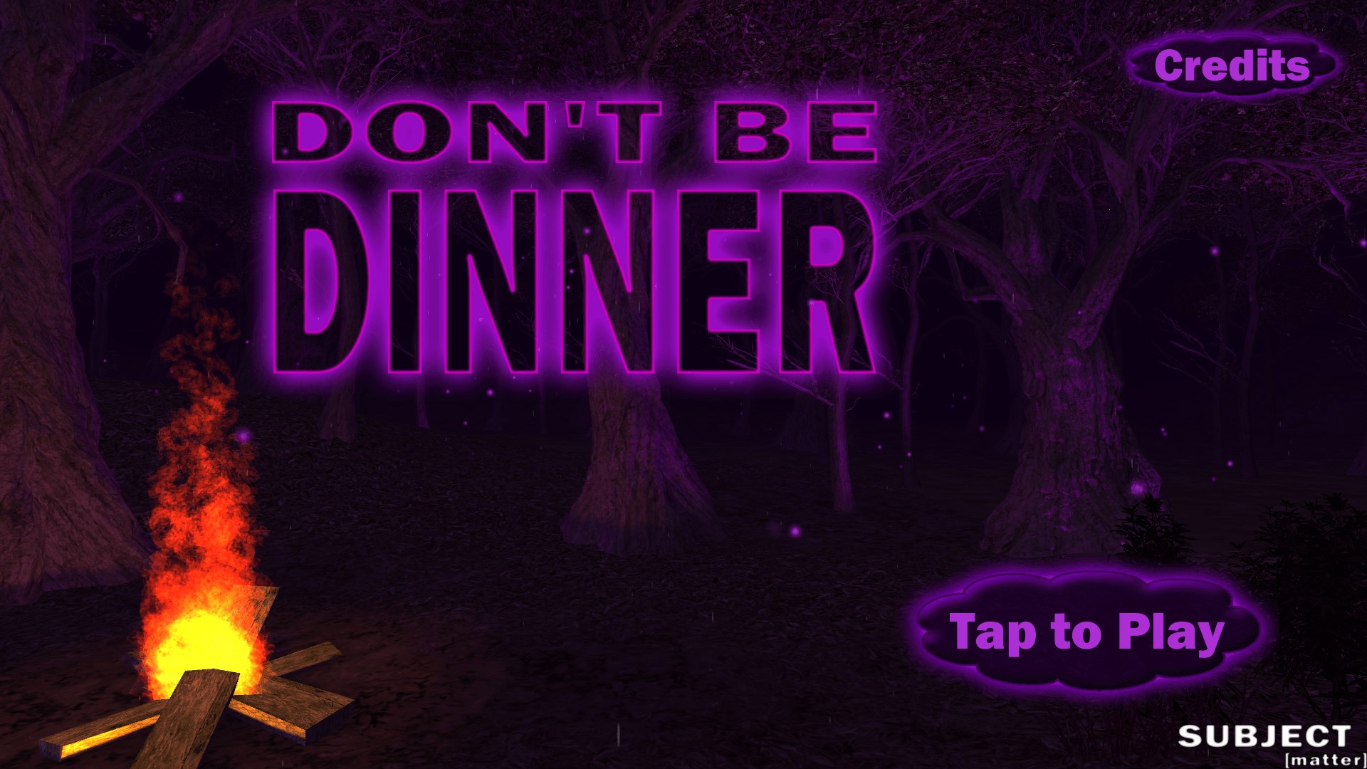 Don't Be Dinner: Tasty Interactive Fiction from Subject Matter Games.
