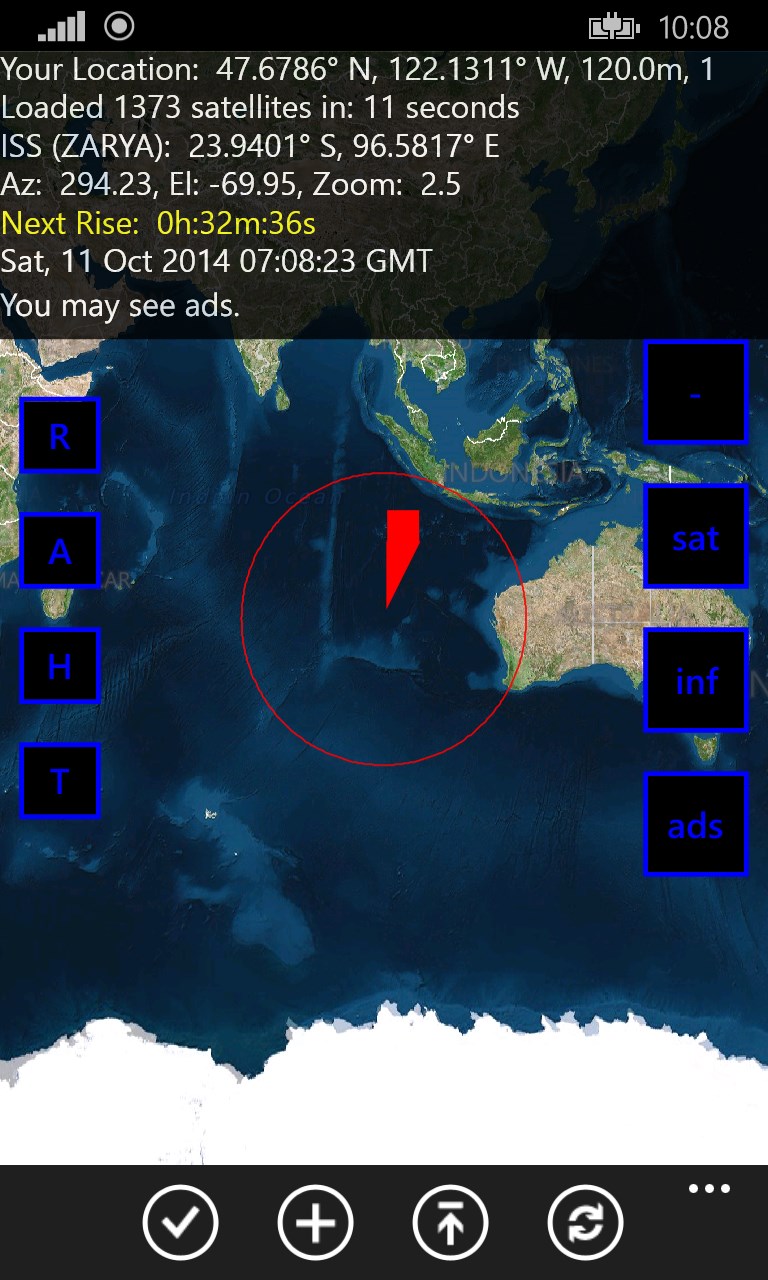 Satellite Tracking for Windows 10