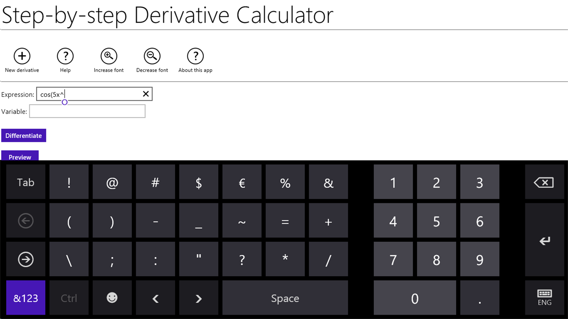 Derivative Calculator • With Steps!