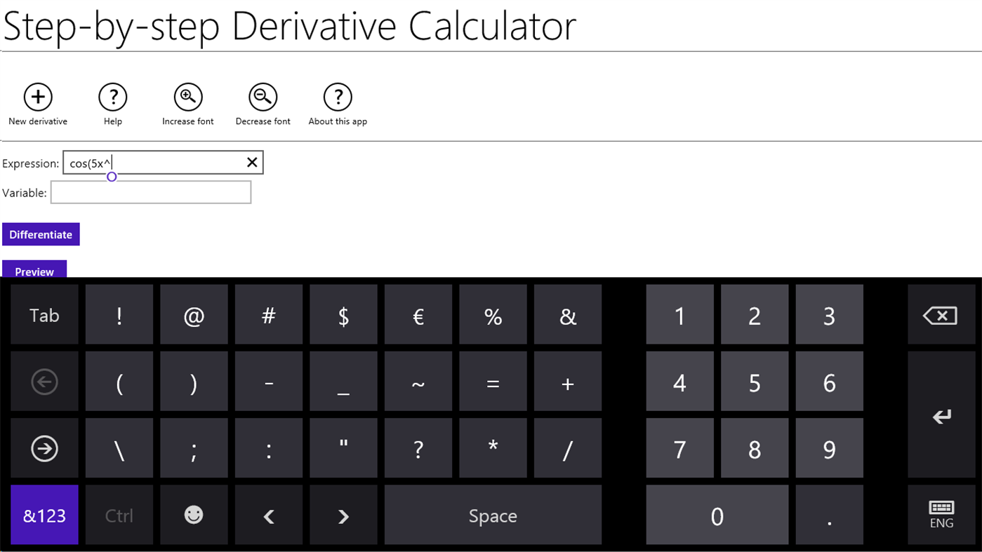 #2. Step-by-Step Derivative Calculator (Windows) Podle: Bl0ckeduser