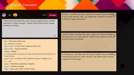 Spanish Translator Screenshots 1