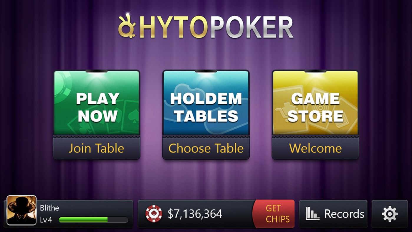 #4. Texas Holdem Poker! (Windows) Av: HytoGame