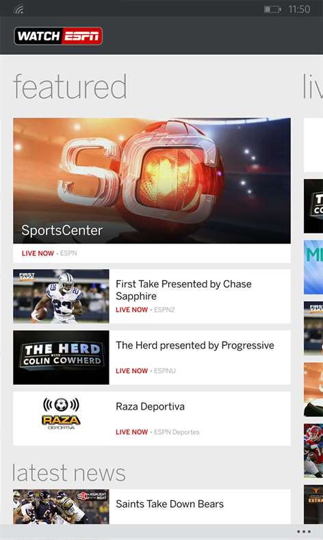 WatchESPN for Windows 10 free download on 10 App Store