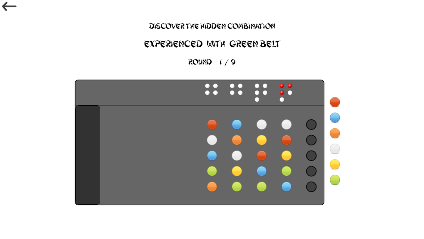 #4. Master of Mind Free (Windows) 由: Cedric Le Penmelen