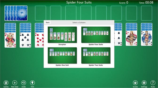 Aces Spider Solitaire for Windows 10 - Free download and software