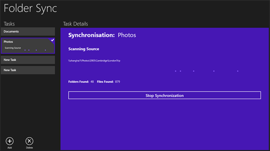 Folder Sync screenshot 4