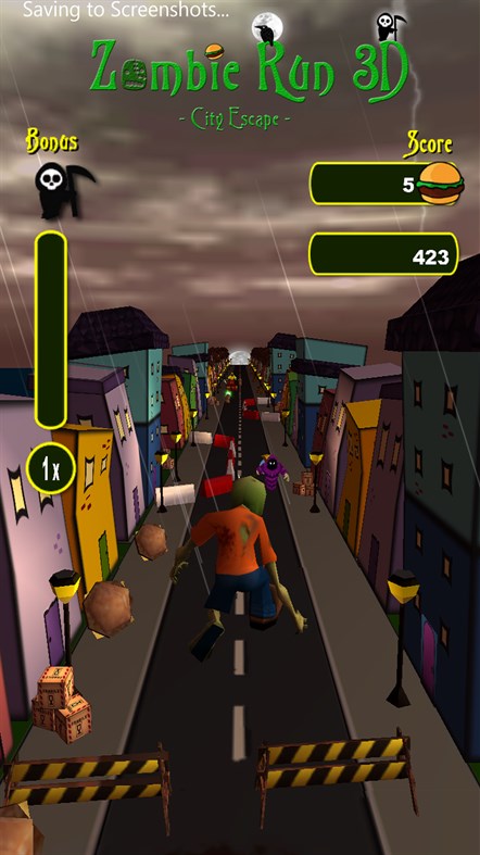 #7. Zombie Run 3D - City Escape (Windows) Podle: Kaufcom