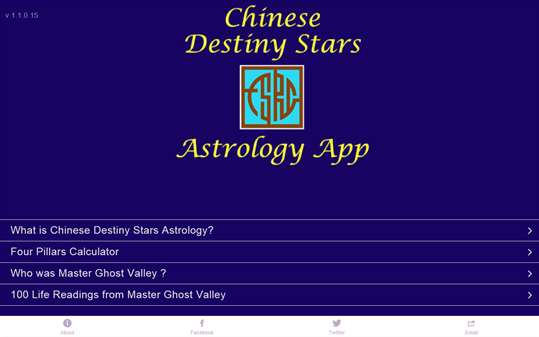 Chinese Destiny Stars Astrology screenshot 1