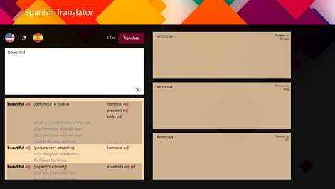 Spanish Translator Screenshots 2