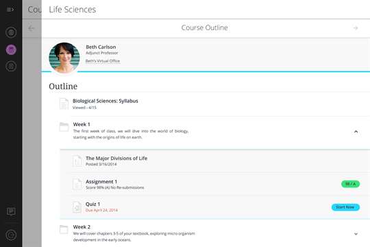 Blackboard screenshot 3