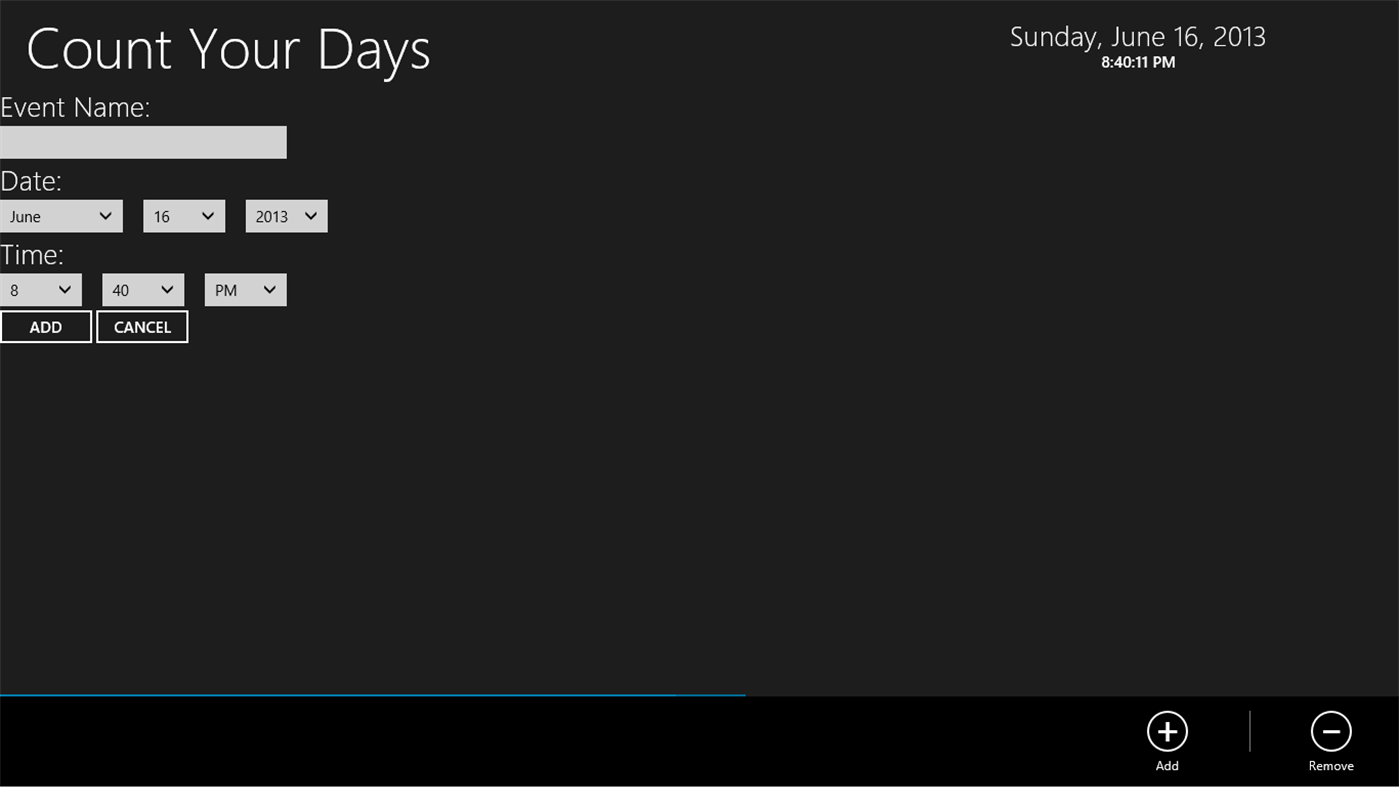 #2. Count your day (Windows) 由: POONFAMILY