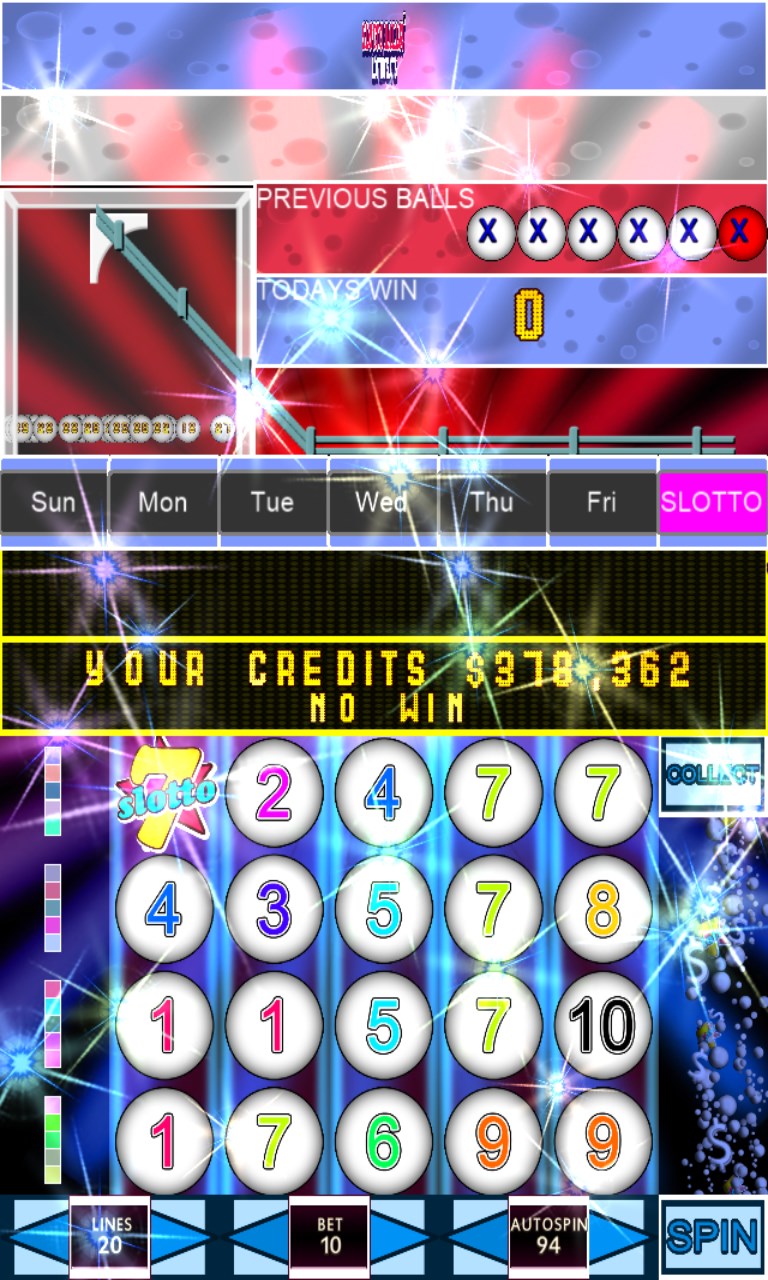 Captura de Pantalla 1 Slotto Balls Lottery Slots Free windows