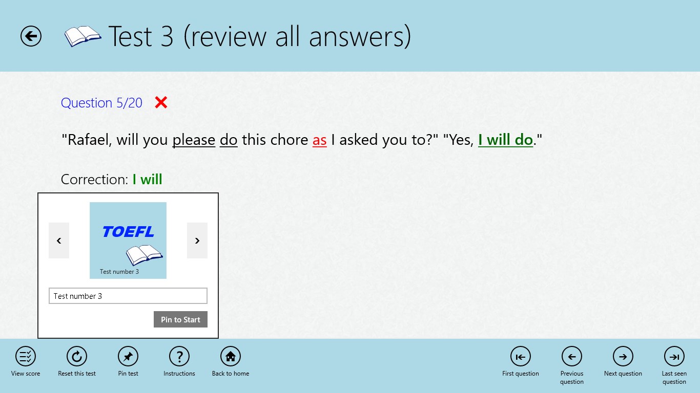 Get Toefl Grammar Test Microsoft Store