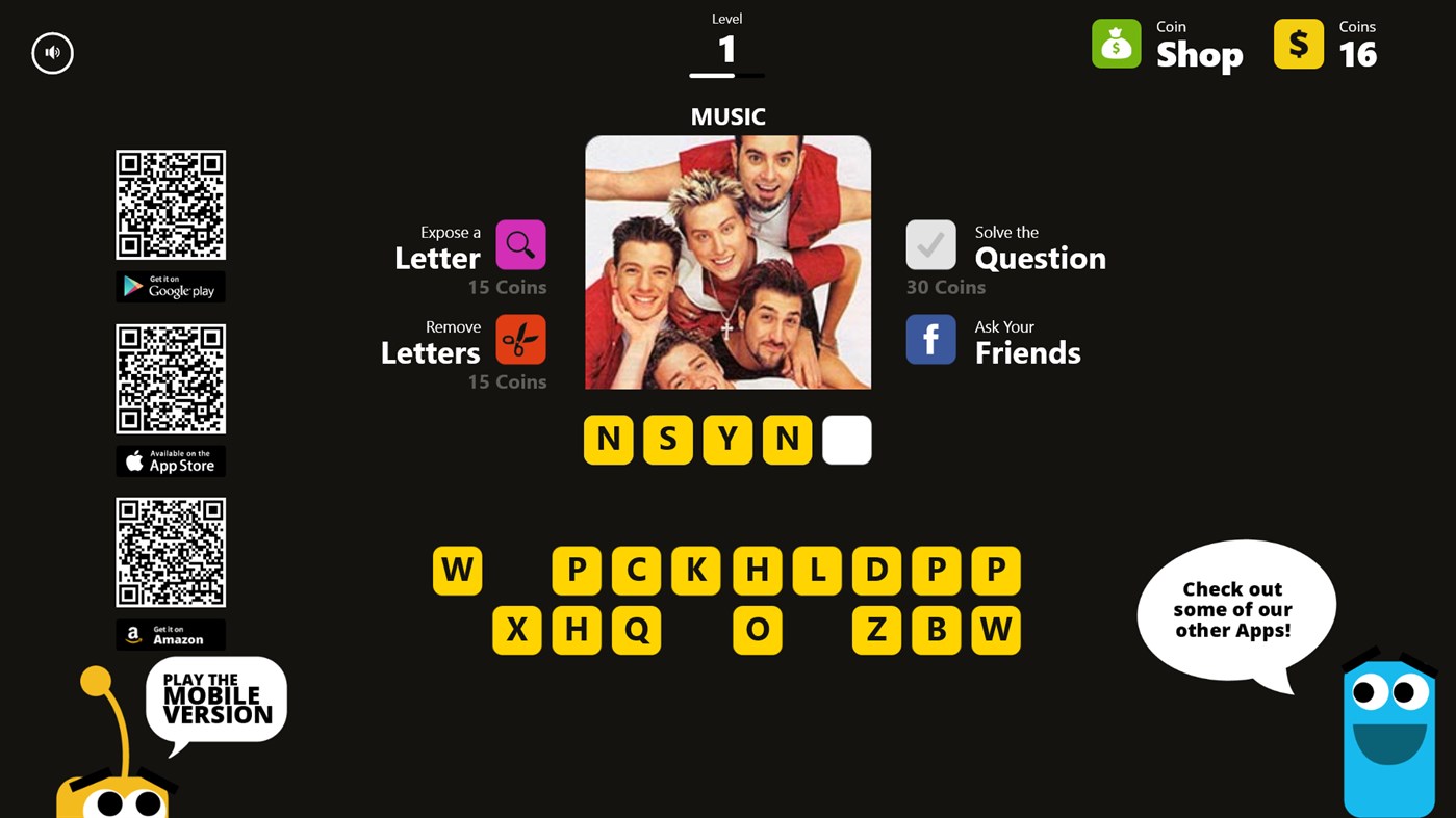 #5. Guess The 90's (Windows) By: Random Logic Games