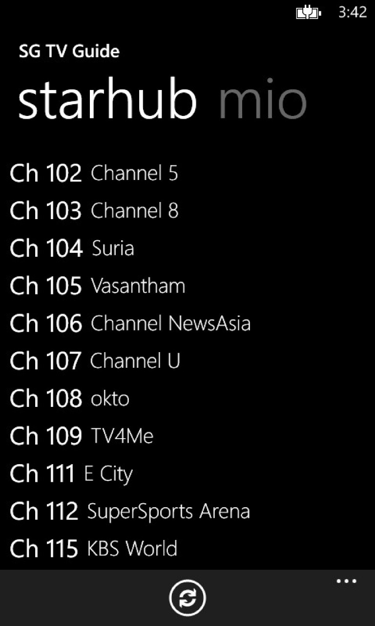 Get Sg Tv Guide Microsoft Store