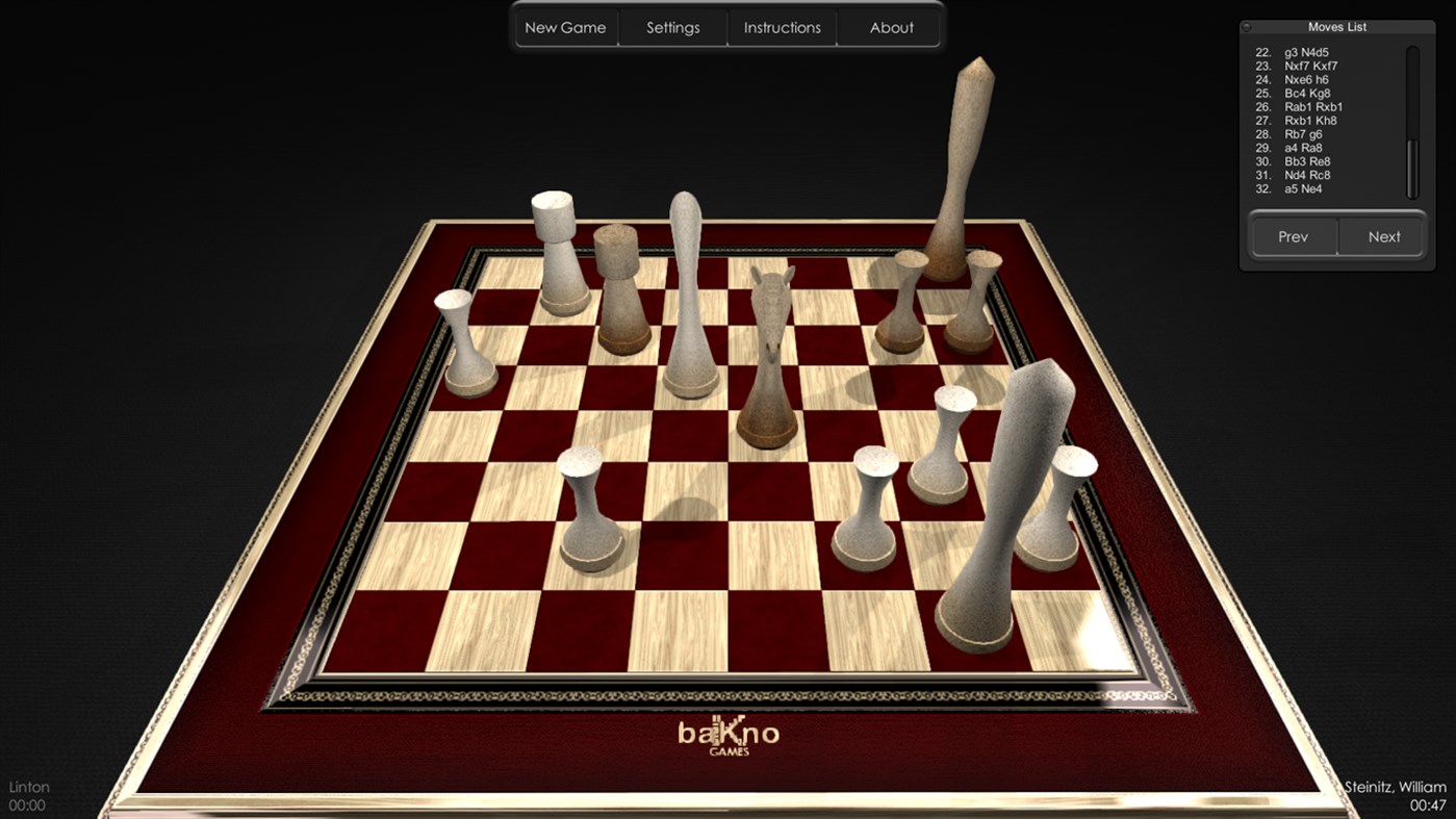 #3. Chess HD (Windows) Podle: BAKNO LLC