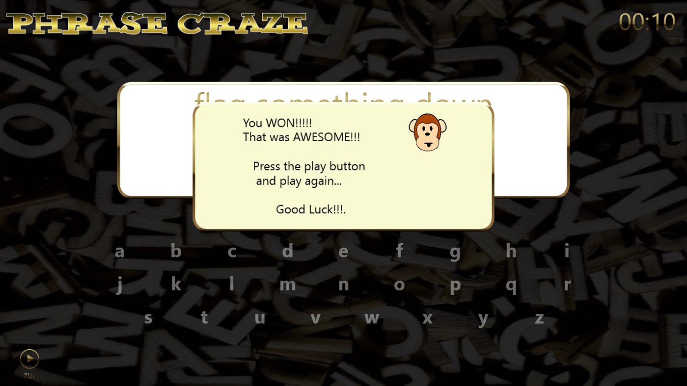#4. Phrase Craze (Windows) Podle: Happy-Monkey