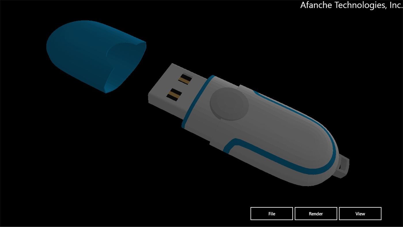 #2. Afanche 3D Viewer (Windows) Podle: Afanche Technologies Inc.