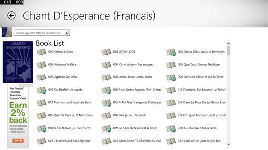 Chants d'Esperance screenshot 2