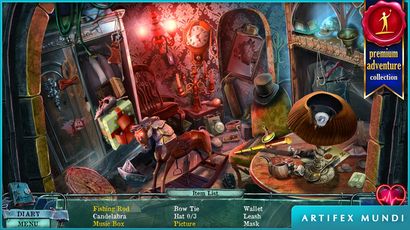 Unravel 11 scenes containing  hidden objects important to Alice!