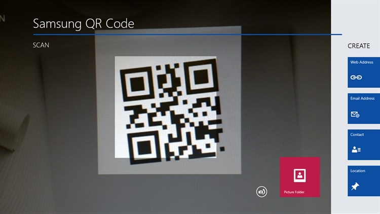 Samsung QR Code - PC - (Windows)
