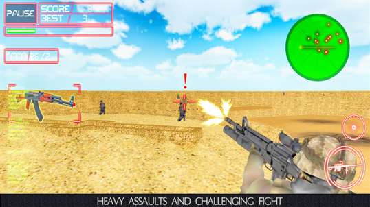 Desert Battle Shot screenshot 3