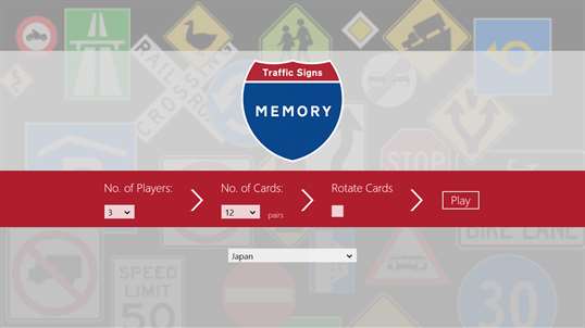 Traffic Signs Memory screenshot 1