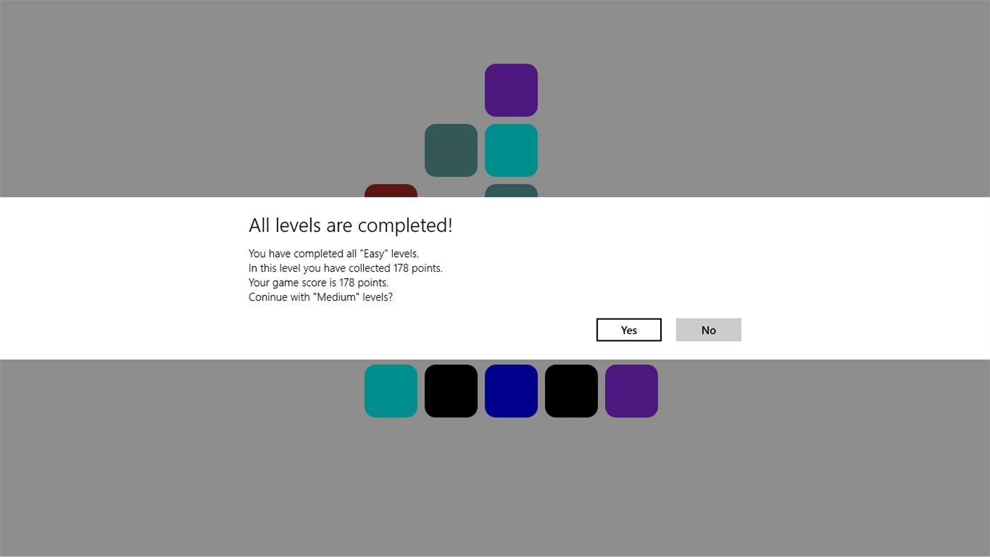 #7. Memory Game in Colors (Windows) 由: Andris Buhanovskis