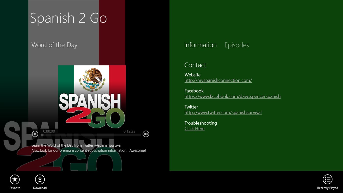 #2. Spanish 2 Go (Windows) 由: Libsyn