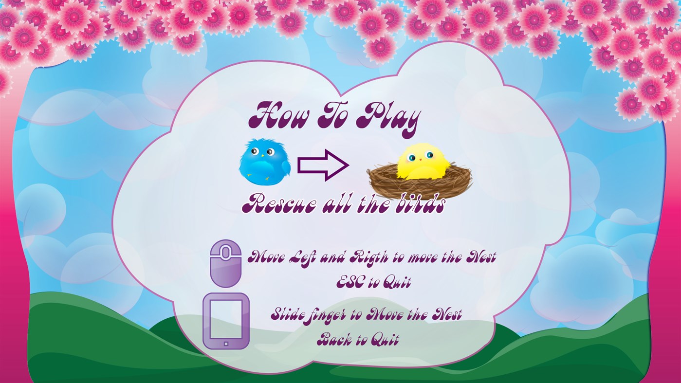 #2. Baby Bird Rescue (Windows) By: CNG Studios