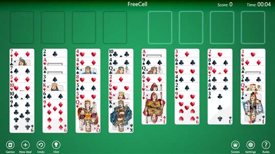 FreeCell Collection Free screenshot 1