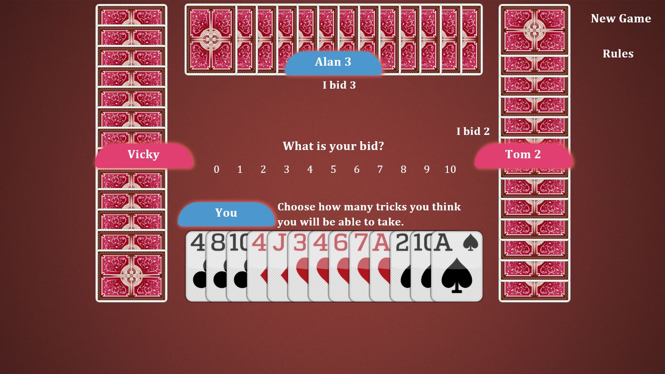 Free Spades Deluxe for Windows 10