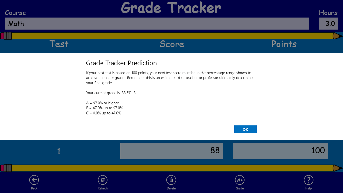 #5. Grade Tracker (Windows) 由: Teraflop