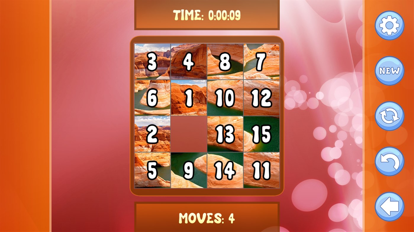 #4. 15 Puzzle! (Windows) By: Independent Tech