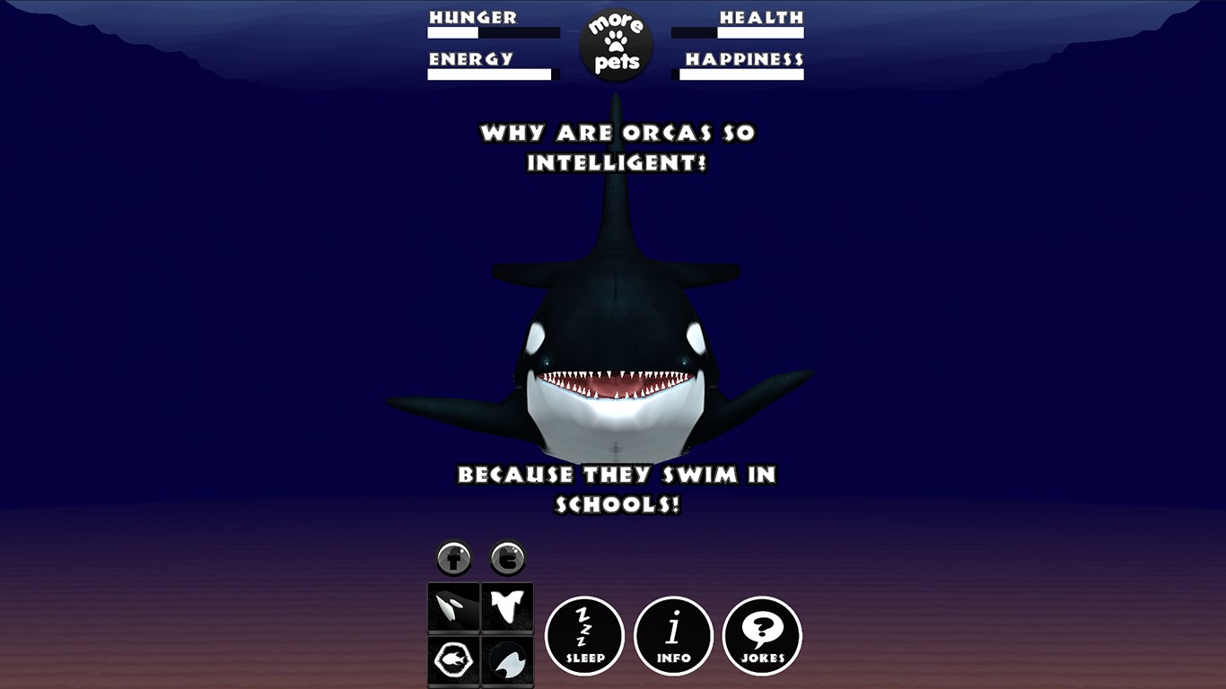 Screenshot 4 Virtual Pet Orca - The Killer Whale windows
