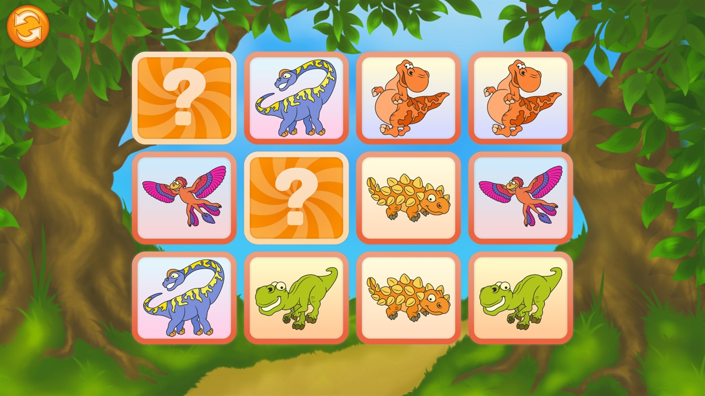 #1. Dinosaurs - Find Matching Images (Windows) 来自: Kedronic UAB