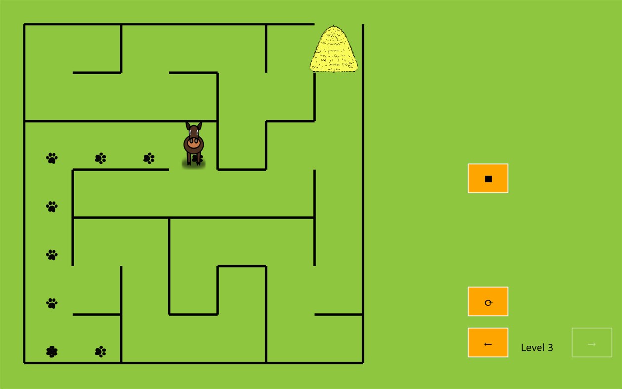 #3. Horse Maze Race (Windows) 由: Rudie Ekkelenkamp