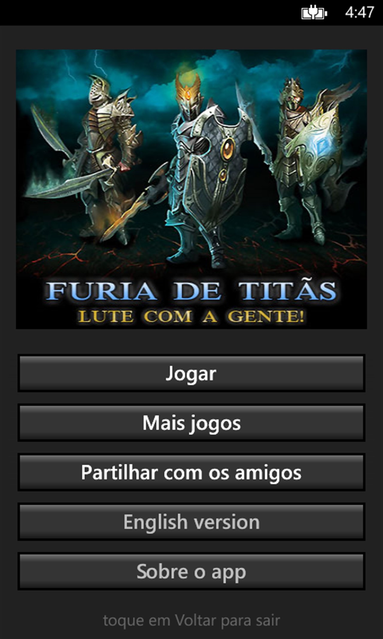 Furia de Titãs screenshot 1