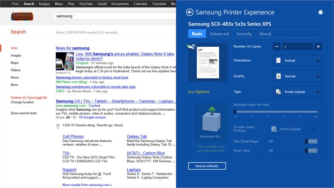 Get Samsung Printer Experience Microsoft Store