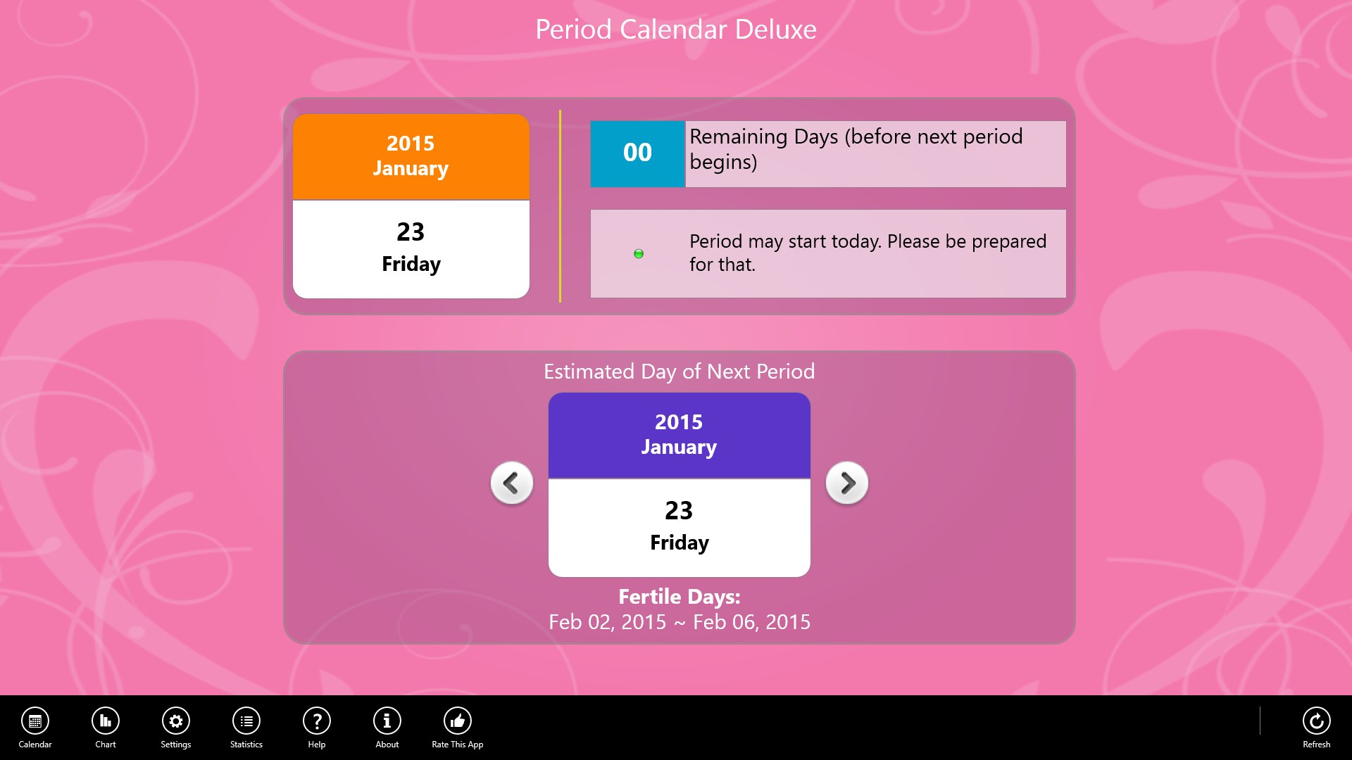 My Menstrual Calendar