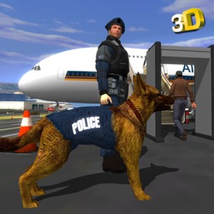 Police Dog Airport Criminal Chase - Arrest Robbers