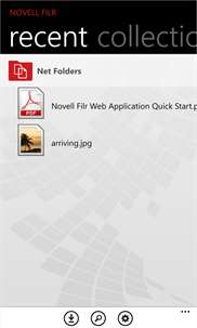 Novell Filr screenshot 2