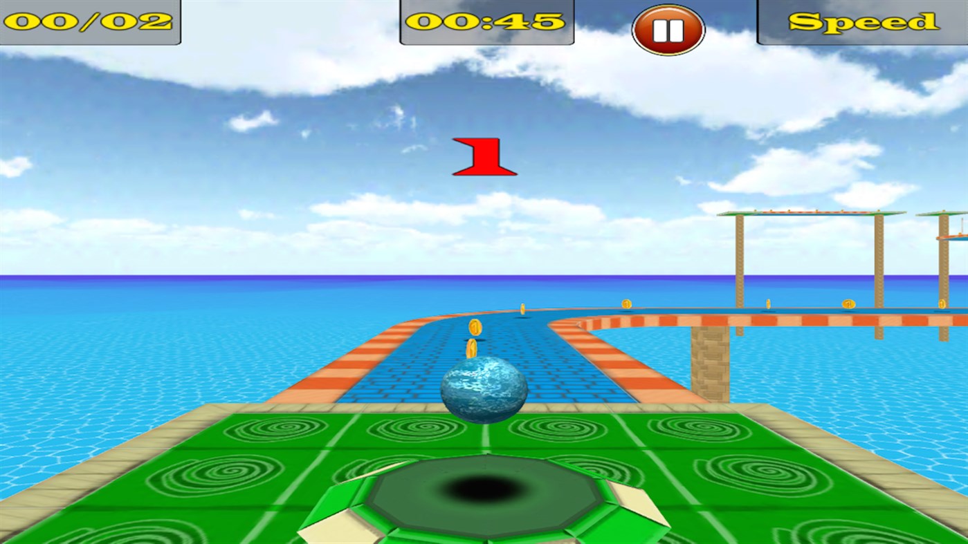 #5. Bouncing Ball 3D Free (Windows) 由: YASH FUTURE TECH SOLUTIONS PVT. LTD