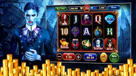Vampire Queen Slots - Horror Casino - Pokies Screenshots 1