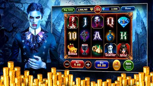 Vampire Queen Slots - Horror Casino - Pokies screenshot 1