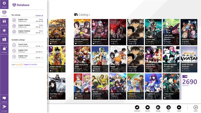 Anime Database Software