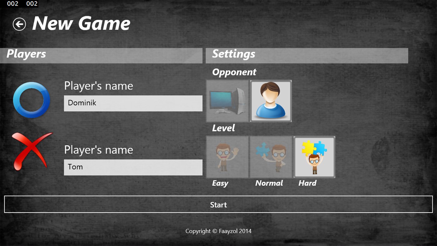 #4. Tic-Tac-Toe PRO Free (Windows) โดย: Faayzol
